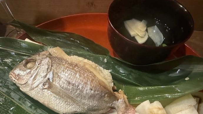 1704 今回の池袋会は鯛めし
